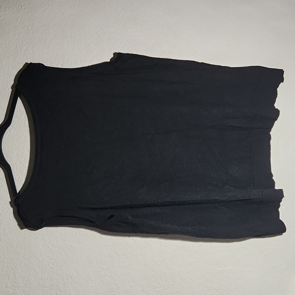 Twiggy London Womens Sweater Size 3X Sleeveless Black Angora Rabbit Fur Blend - Picture 6 of 11